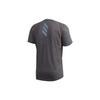 adidas T Shirts Men's Gray Crew Neck Moderate Straight Fit GH7895