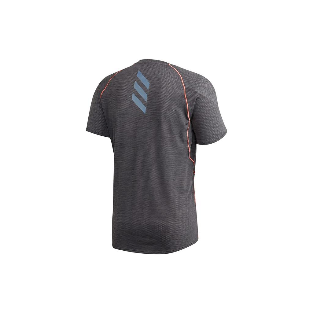 adidas T Shirts Men's Gray Crew Neck Moderate Straight Fit GH7895