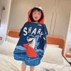 Adorable Cartoon Baby Bath Poncho - Soft, Skin-Friendly, Non-Shedding, Quick-Dry, Absorbent Towel