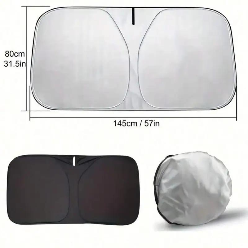 Sunscreen and Heat Insulation Sunshade for Car Front Windshield, Sunshade Cloth for Car Front Windshield