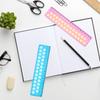 2Pieces Multifunction Ruler Novelty Drawing Ruler Measuring Tool Decompression Toy Ruler for Students Office Workers