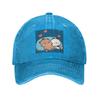 Bubu Dudu Panda Bears Cartoon Washed Denim Cap Casual Baseball Caps Adjustable Hat Summer Unisex Baseball Hats