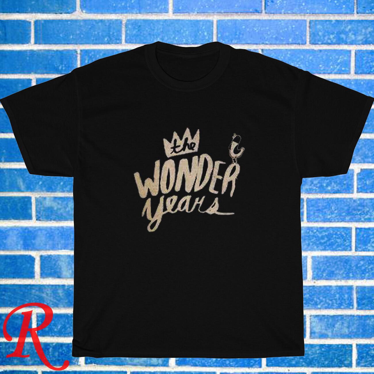 The Wonder Years Logo Black/Grey Size S-3XL Unisex T-Shirt XXL