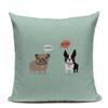 Premium Quality Boston Terrier French Bulldog Cushion Pillow Case For All Rooms