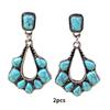 2X Alloy Earring Fashion Jewelry Ear Stud Pearl Attractive Long-lasting Sweet Gift Anniversary Dating Prop Compact Size