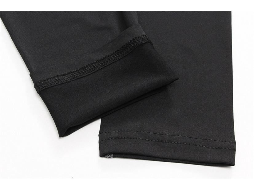 Męskie szybkoschnące spodnie kompresyjne do jazdy na rowerze, biegania, piłki nożnej, koszykówki i treningu fitness.