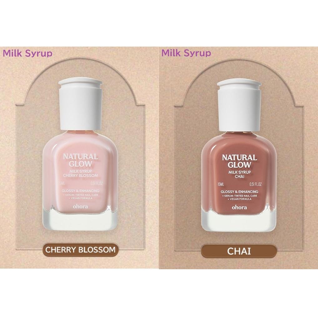 OHORA Sada posilovače nehtů Sirup Posilující péče o nehty Lesk 10 ml x2 (10 X 10)