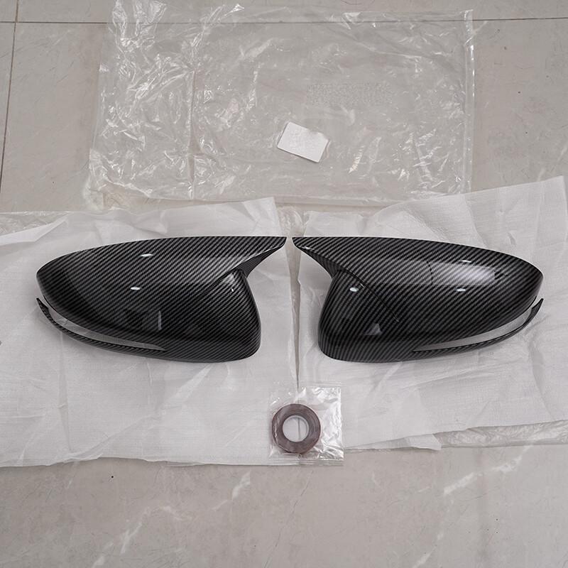 For Kia Optima K5 2011-2015 OX Horn Carbon Fiber Rear Side Mirror Cover Caps