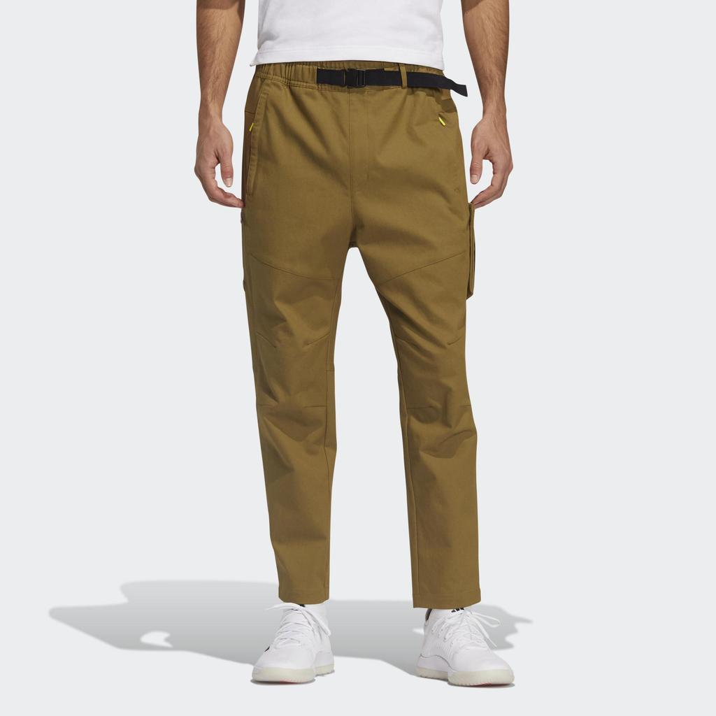 Adidas Towel Custom Cargo Pants Men Bottoms Brown GP0943