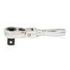 TONE Compact Short Swivel Ratchet Handle Drive (Hold Type) RH4FCHS, 12.7mm (1/2")