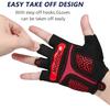 Cycling Gloves Half Finger Bike Gloves 5MM Pads Bike Gloves Shock-Absorbing Off-Road Bicycle Gloves Anti-slip Off-Road Bicycle Glo Practical Use