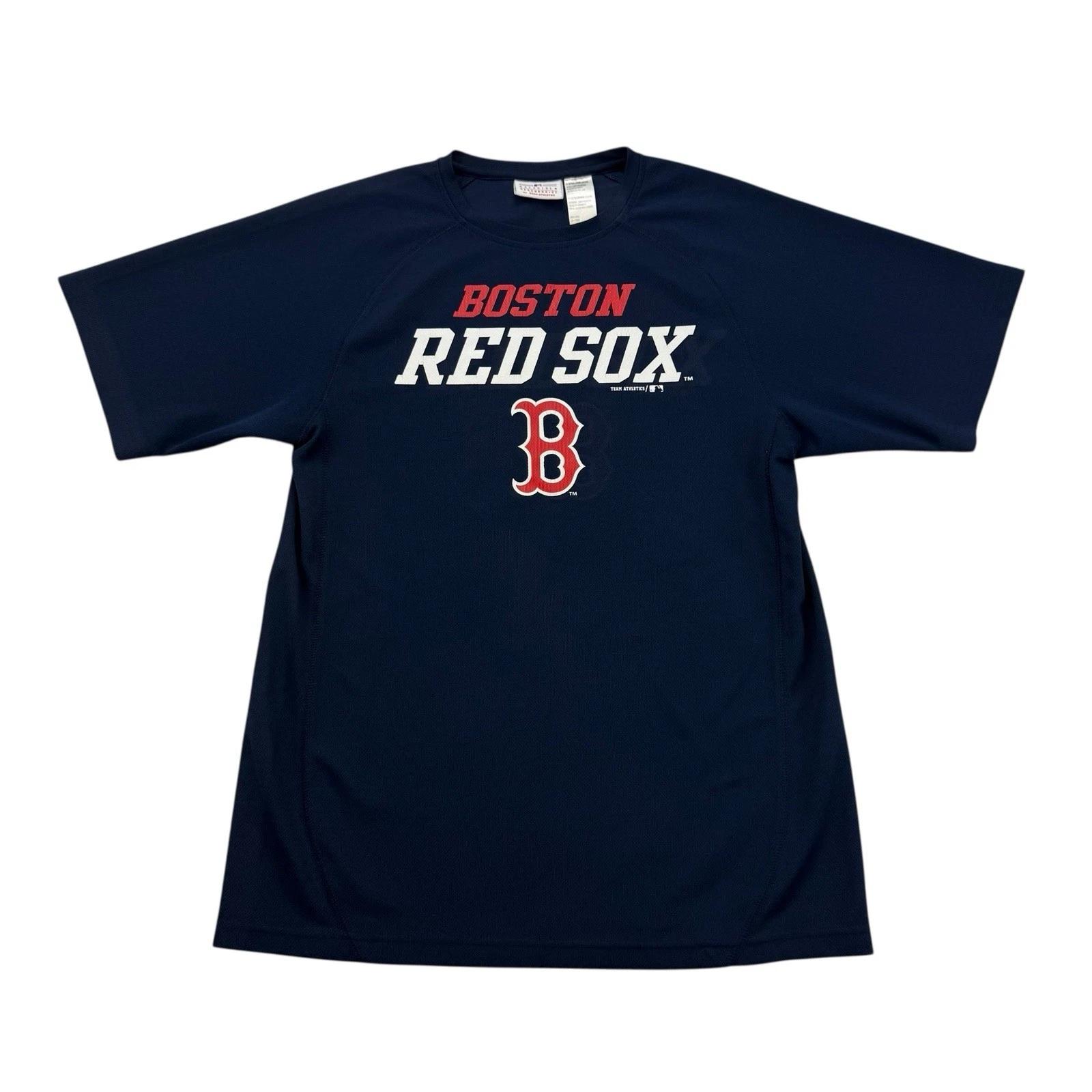 Boston Red Sox Shirt Youth Boys XL Blue Red Short Sleeve MLB Baseball 3XL