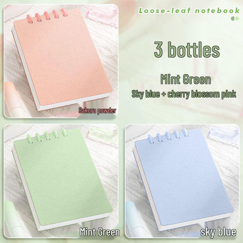 A7 Przezroczysty Minimalistyczny Notatnik Kieszonkowy na Słownictwo - Linia Pozioma, Przenośny i W Podróży