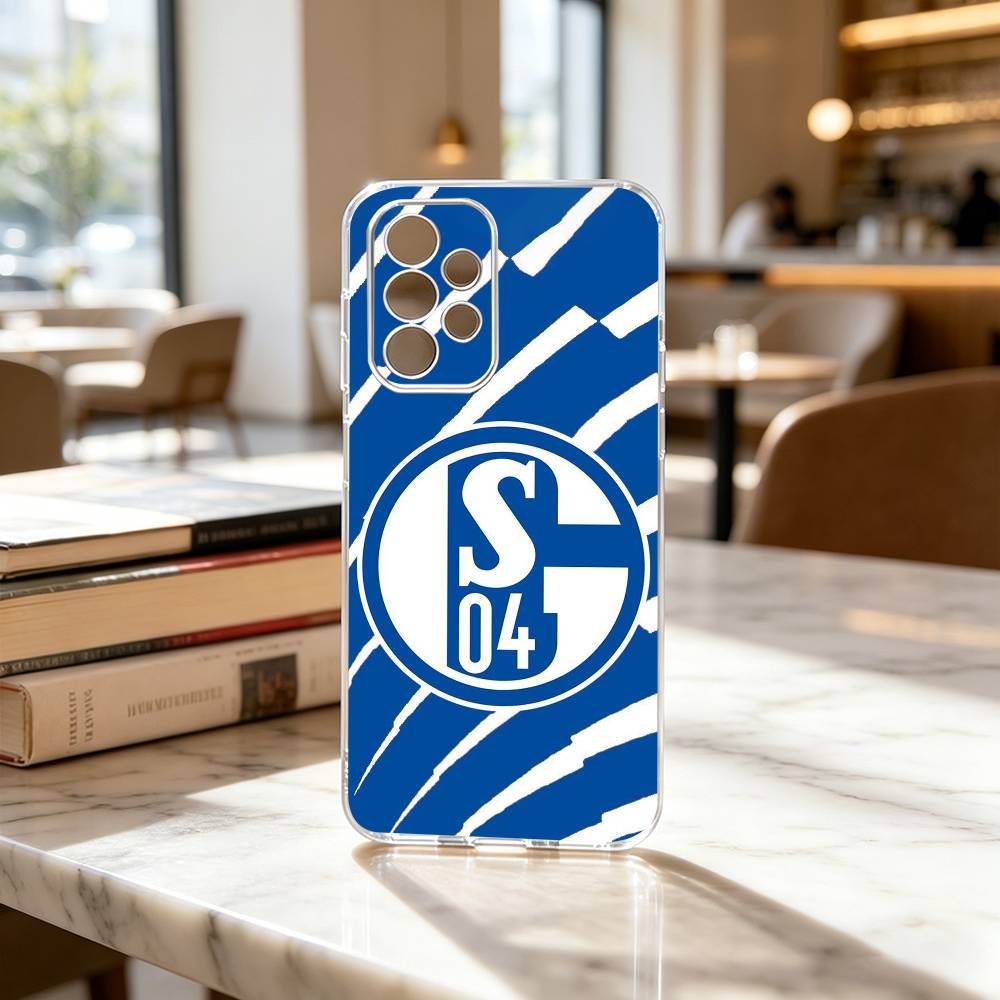 S-Schalke S04  Phone Case For Samsung S25,S24,S21,S22,S23,S30,Ultra,S20,Plus,Fe Transparent Cover