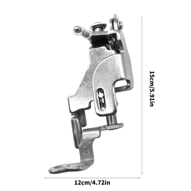 Sturdy Metal Presser Foot for Flatbed Sewing Machines Extended Designs Improved Cloth Stability Expert Tailoring