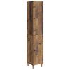 Cabinet Set 2 Pcs Reclaimed Wood Wood Material