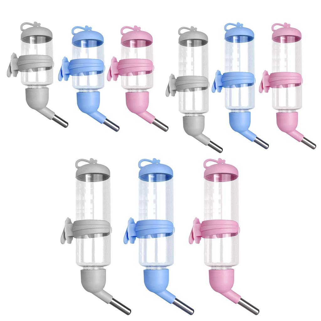 Plastic Hamster Drinker Water Bottle Dispenser Feeder Hangable Pet Drinking Bottles Fountain Cute Water Feeder Bottle