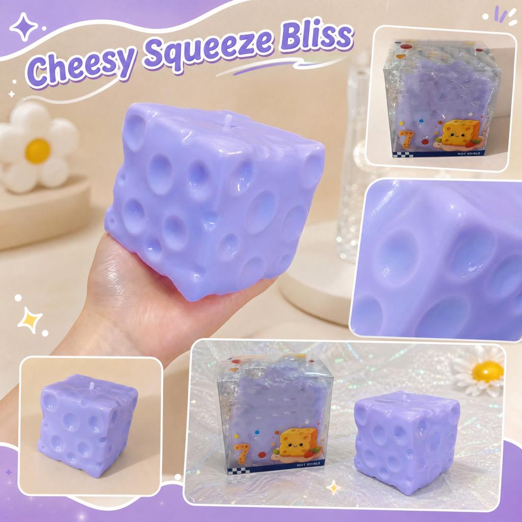 Purple Stress Toy – Slow Rising Foam Toy for Adults and Kids