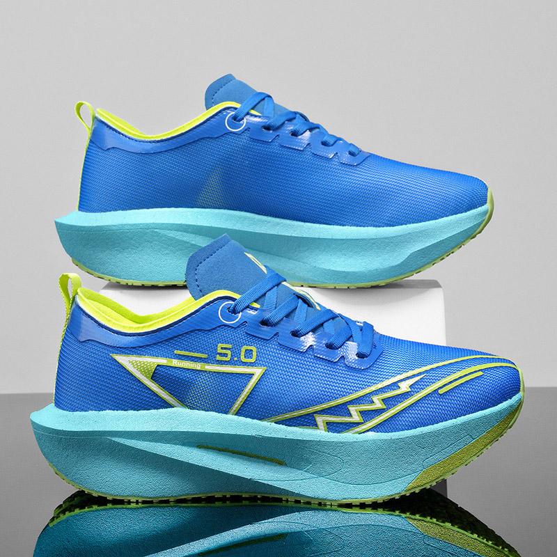 Jogging Footwear Cushioned Top-quality Fresh Teenis Footwear Rebound Soft Sole Marathon Workout Carbon Board Men Running Shoes