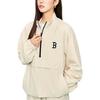 MLB Sweatshirts Unisex Apricot Stand Collar Moderate Cardigan 3AWJB0231-43BGL