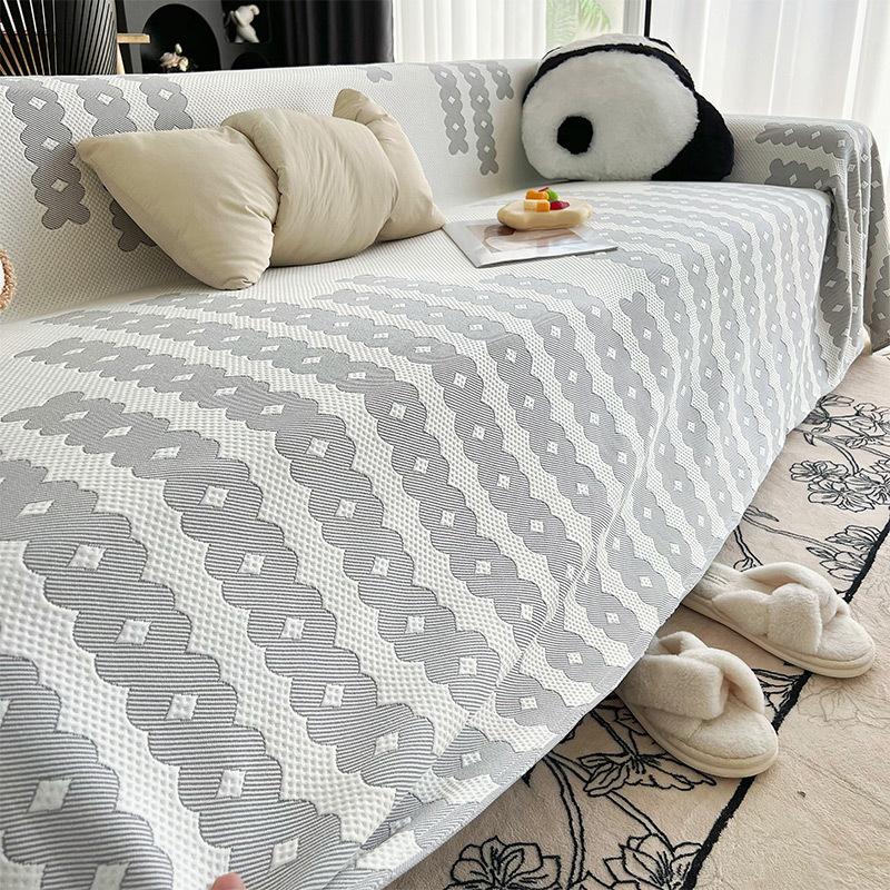 Summer Sofa Towel Full Cover Cloth Light Luxury High Sense Summer Simple Design Modern Anti-Cat's Paw