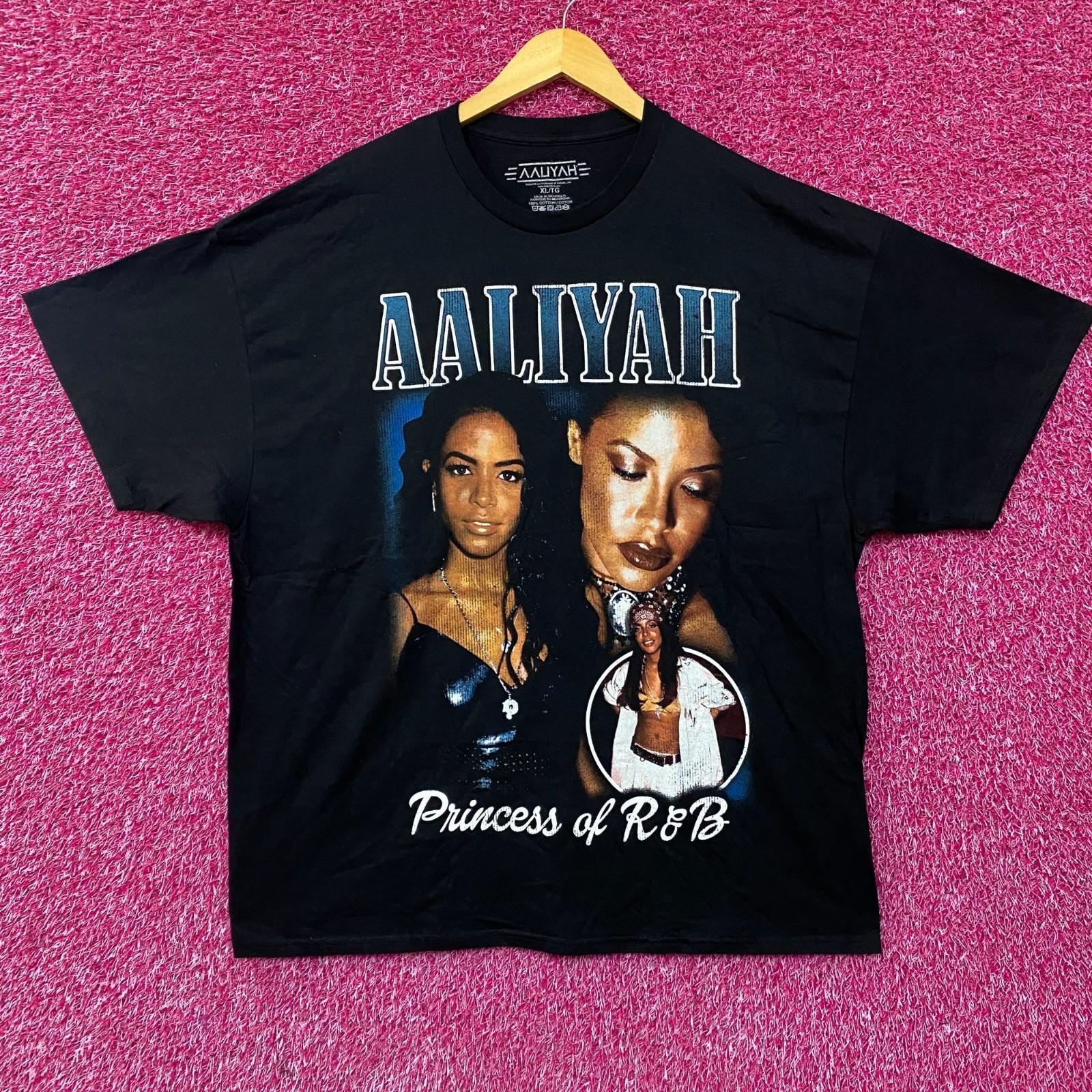 

Aaliyah Princess of RnB Vtg Style Tee S