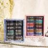 ZABC Dream Series Lace-Themed Silk Satin PET Journaling Tape - 12 Rolls
