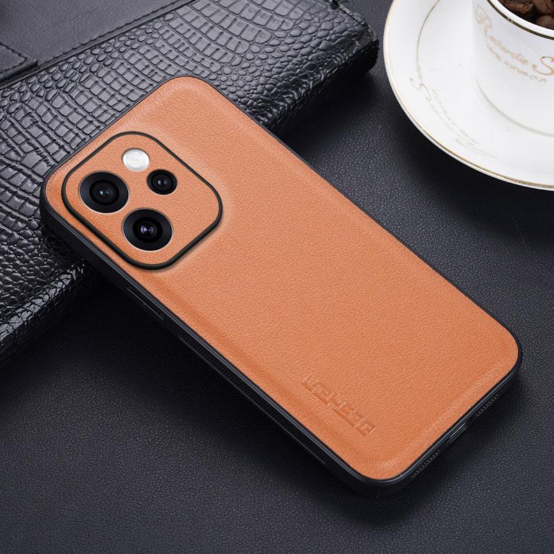 Case For OPPO Reno 15 Pro Ultra PU Leather Carbon Fiber Cover For Reno 15 15Pro Anti-Shock Silicone Soft Frame Phone Case Bumper