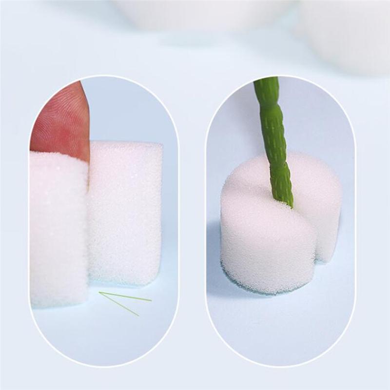 T02C!Hydroponic Gardening Tools White Vegetable Planting Sponge Seedling Planting Sponge 50Mmx30mm