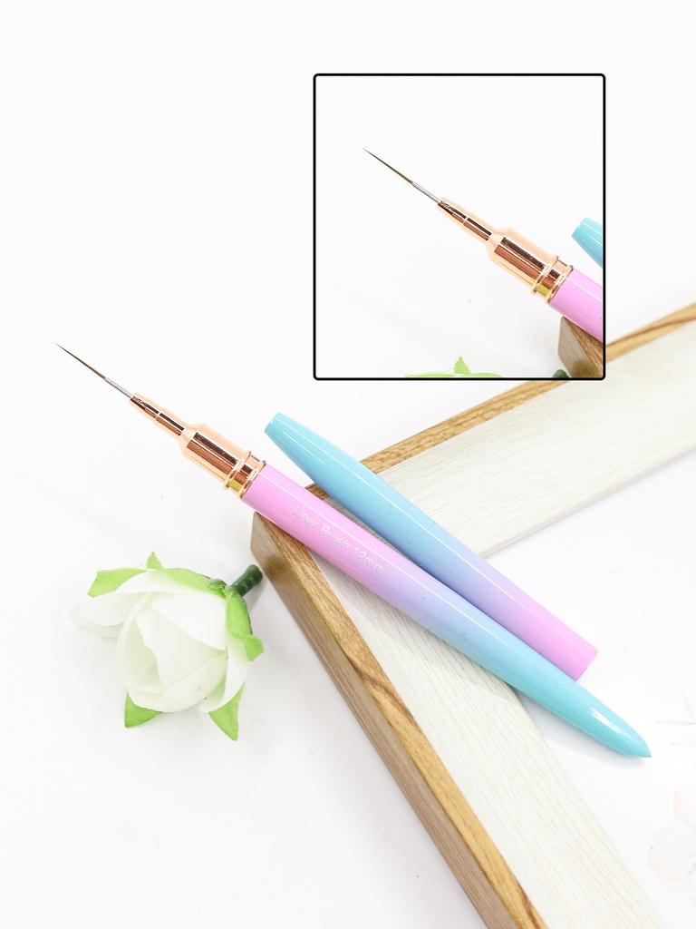 Japanese Pink Gradient Nail Art Striping Brush for Drawing & Flower Painting