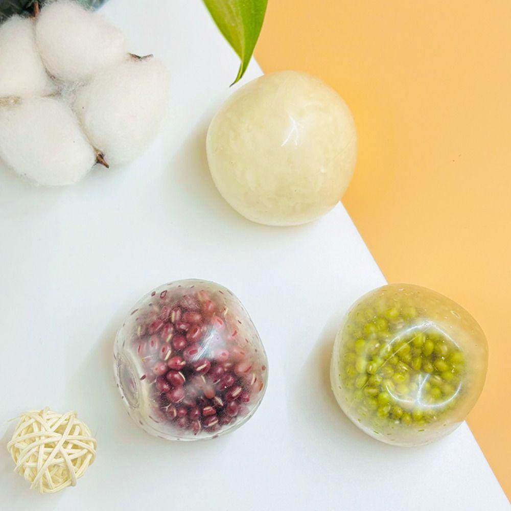 

Super Soft Slow Rebound Pearls Toy Simulation Pearls Squeeze Toy Office Workers білий
