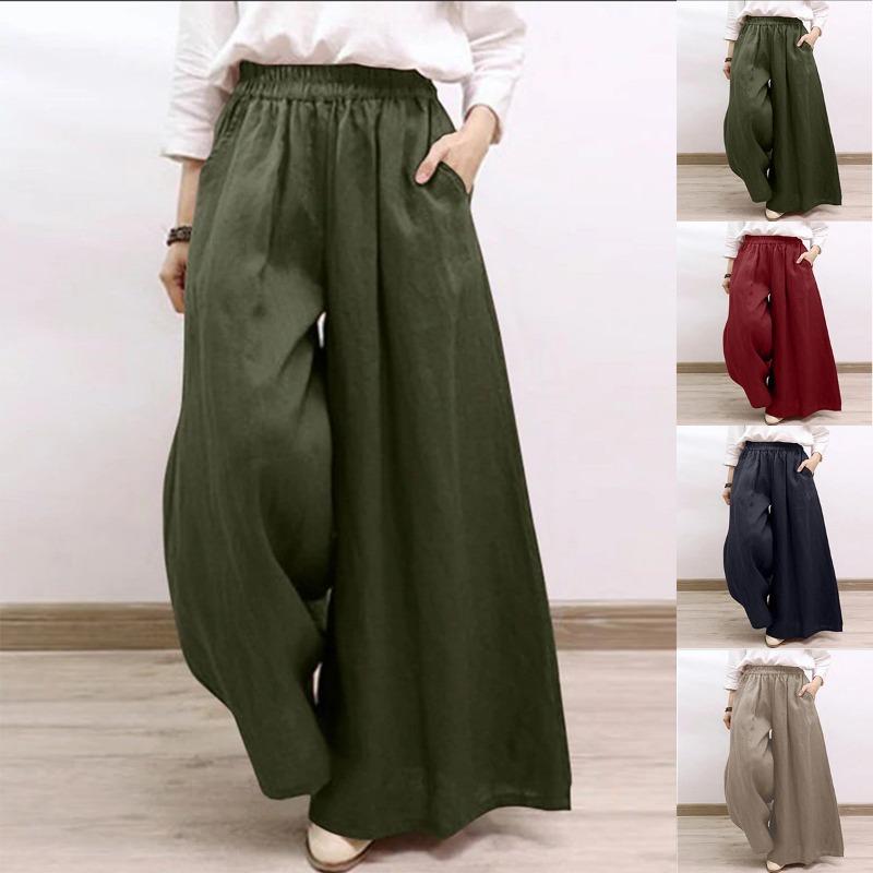 Summer Women's Fashionable Wide-leg Pants and Casual Pants