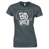 Funny Goth Bad Witch Ladies Skinny Fit Tshirt