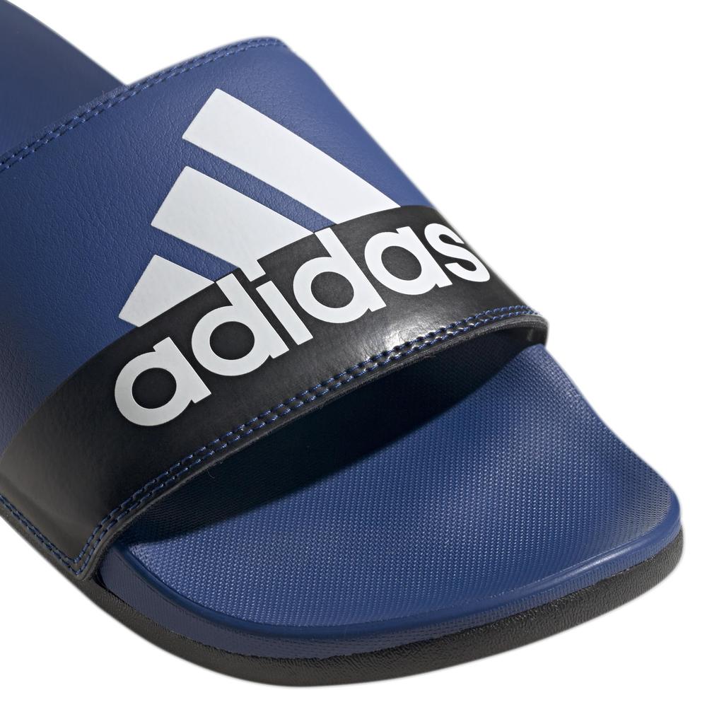 Adidas Adilette Comfort Sandals Team Royal Black Size Cm LEX99, Blue/Footwear White/Core (GV9713), 24.5