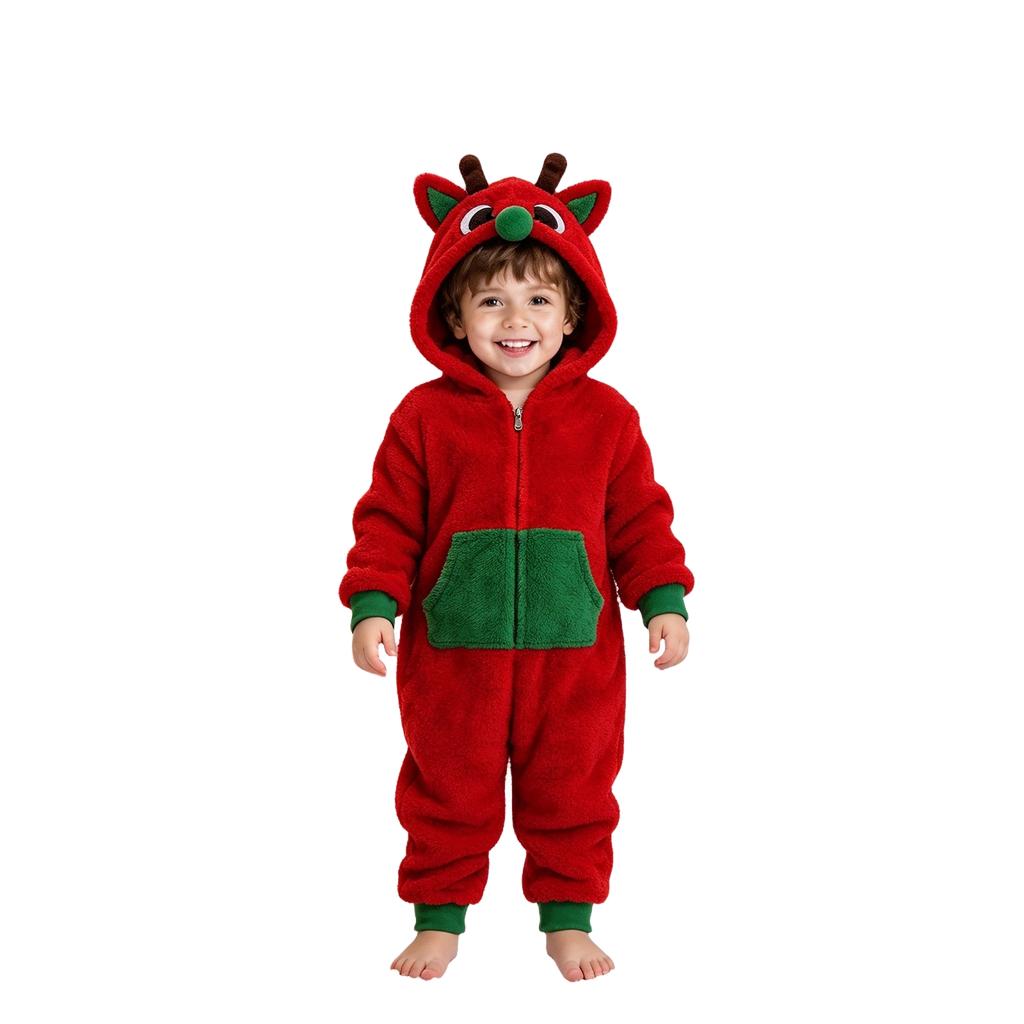 Christmas Parent Child Matching Pajamas for Mother and Son, Long Sleeve Family Sleepwear Loungewear for Holiday