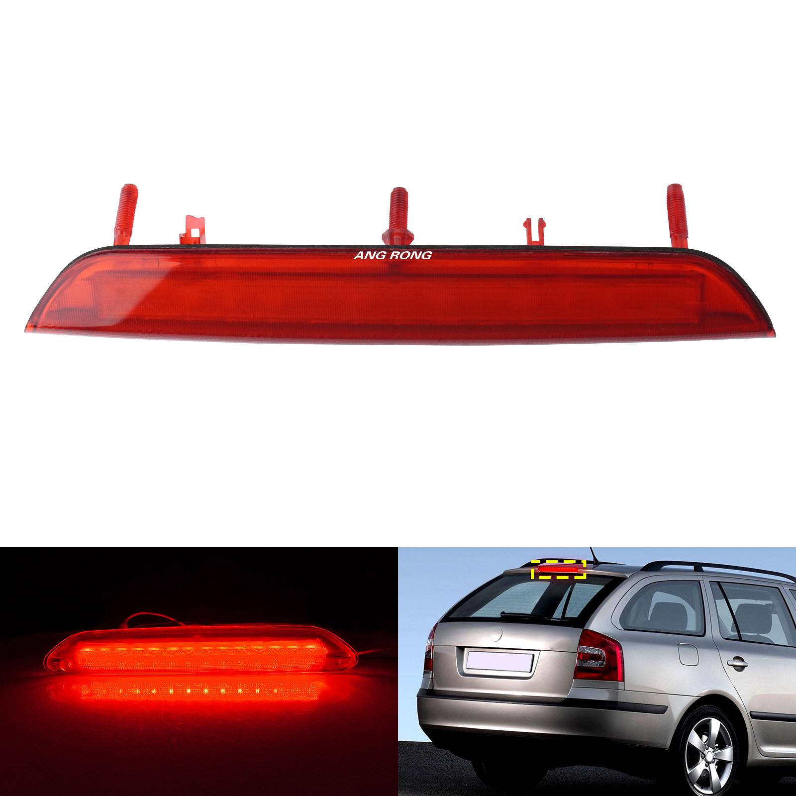 Car LED Third Brake Stop Tail Light for Skoda Octavia 2 1Z5 Estate Combi 2004-2013 Rear Light High Mount 3rd Brake Light Red lighting