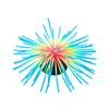 Fake Luminous Sea Urchin Fluorescent Luminous Soft Coral Coral Ornament Sea Urchin Bulb  Aquarium
