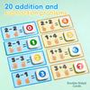 Finger Counting Math Toy with Number Blocks, Math Manipulatives for Kids 3-5, Educational Toys School Supplies, Birthday Gifts for Boys Girls