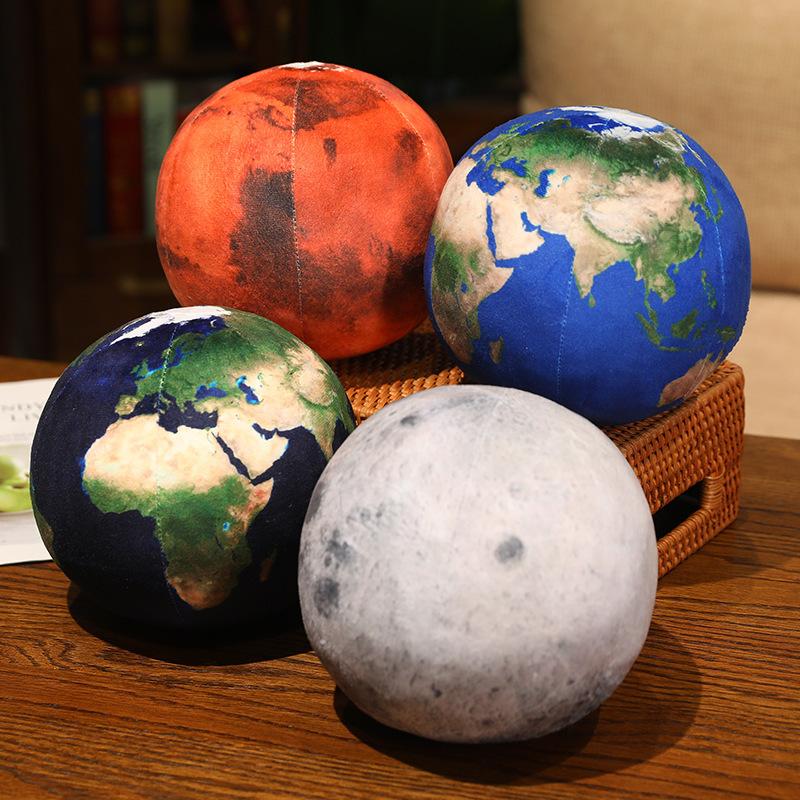 Simulated Earth Moon Pillow Plush Toy Creative Sun Mars Doll Universe Doll Company Event Gifts Premium Durable