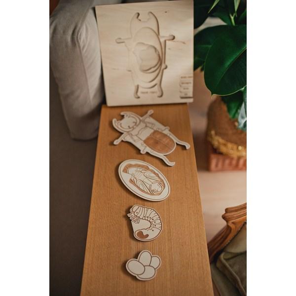 Stukapuka Montessori Deer Bug Puzzle, 1, Korea Nejlepší puzzle pro batolata