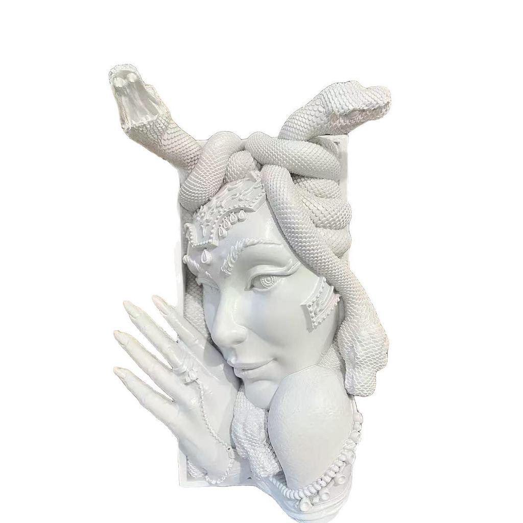 Medusa Fantasy Book Nook Corner Resin Ornament