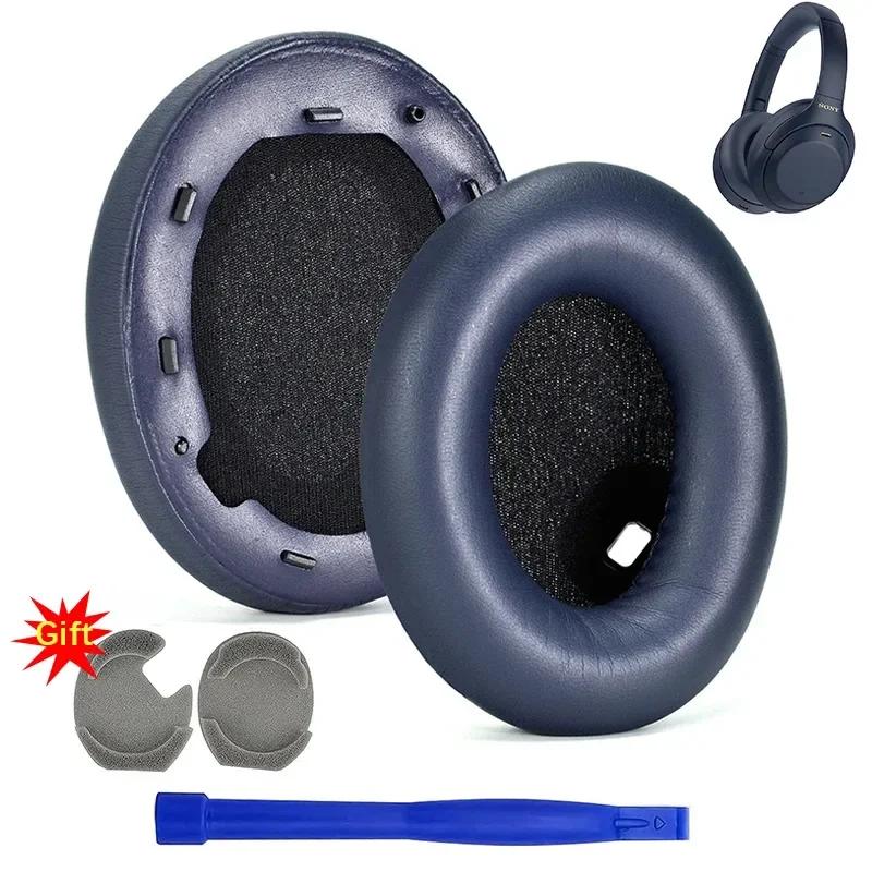 Coussinets de Remplacement pour Casque WH-1000XM4 Coussinets Doux en Mousse à Mémoire 1000 XM4 1000XM4 Oreillettes Cache-oreilles 1 Pair (2 Pcs)