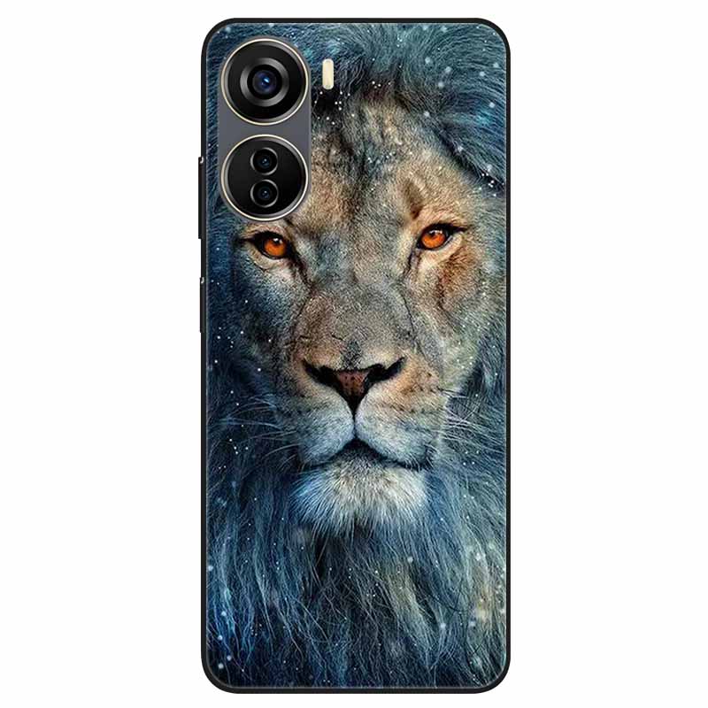 For ZTE Libero 5G IV Case A302 Soft Silicone Lovely Shockproof Cover for ZTE Libero 5G IV TPU Coque Cute Cats Funda Shells 6.6''