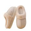 Cotton slippers autumn and winter 2025 new home indoor plush warm fluffy slippers couple winter