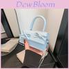 Chic Bowknot Mini Handbag Ultra-light Pu Leather For Daily Use Neutral Gender