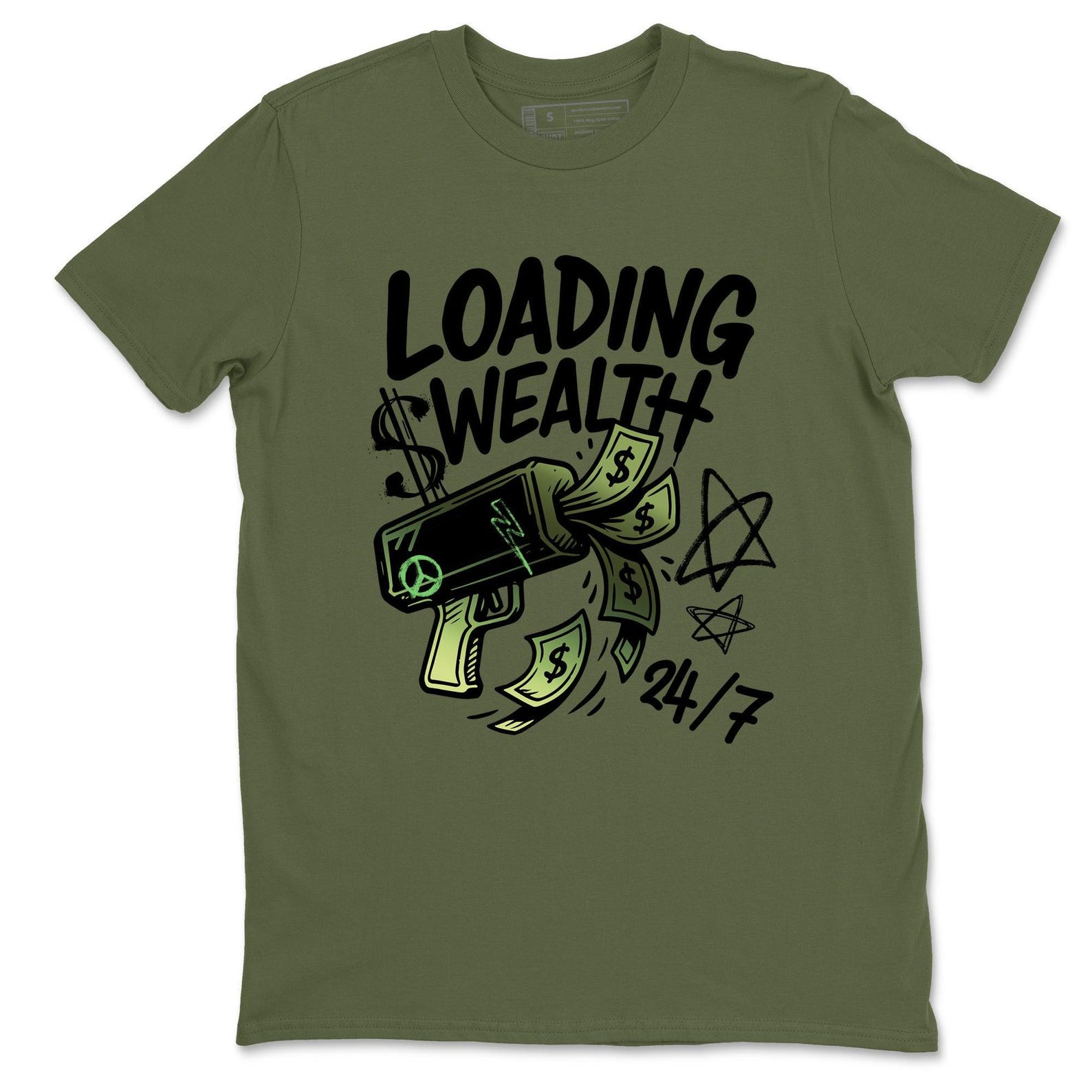Loading Wealth Graphic T-Shirt - best T-Shirts to wear with jordans Foams Pine Green 4XL
