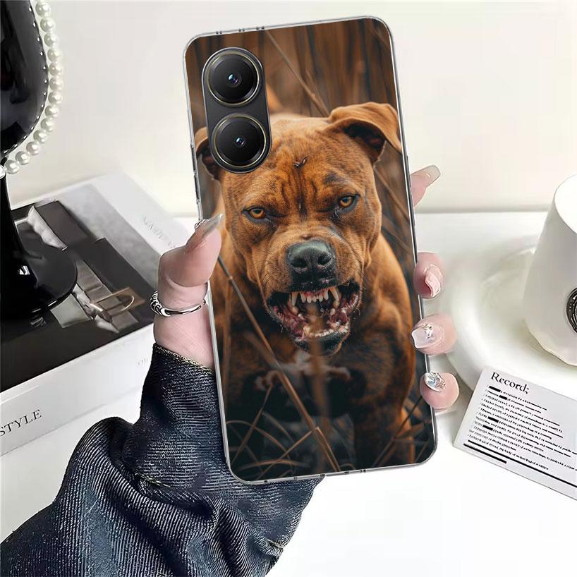 Pitbull Huisdier Hond Pitbull Zachte Telefoonhoesje Voor Xiaomi Redmi 15C 15 13C 13 Poco X5 X6 X7 F7 Ultra M7 12C 12 10 10C 9C 9A 9T 9 Funda