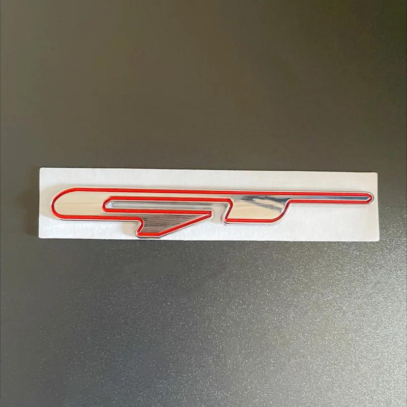 KMWL7 3D Metal GT Line Logo Car Rear Trunk Emblem Badge Decals For Peugeot 307 308 Renault KIA Rio K3 K5 Ceed Sportage Auto Stickers
