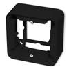 Double stair switch USA rounded surface-mounted set Mini matt black