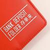 PU Leather Bank Deposit Folder Large Capacity Document Holder Simple Bank Check Bill Holder
